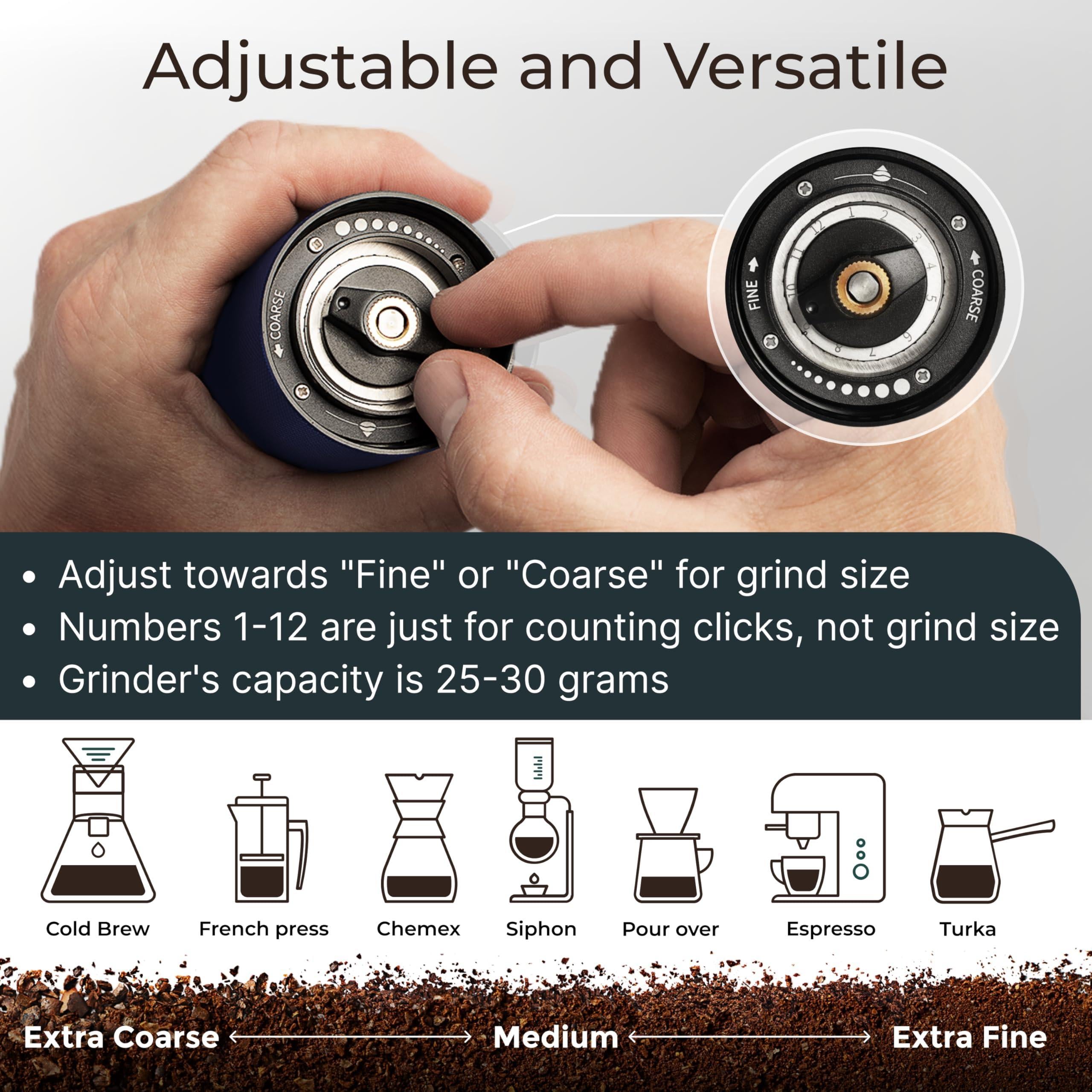 Manual Conical Burr Coffee Grinder