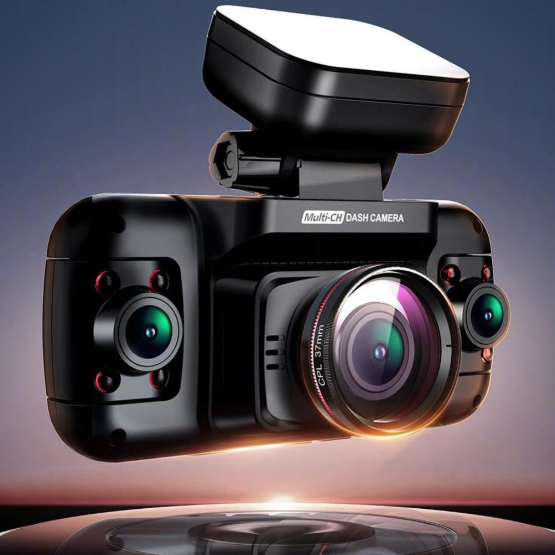 Panoramic Multi-Lens Car Dash Cam