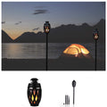 Tiki Torch Outdoor LED Lamp with Bluetooth Speaker