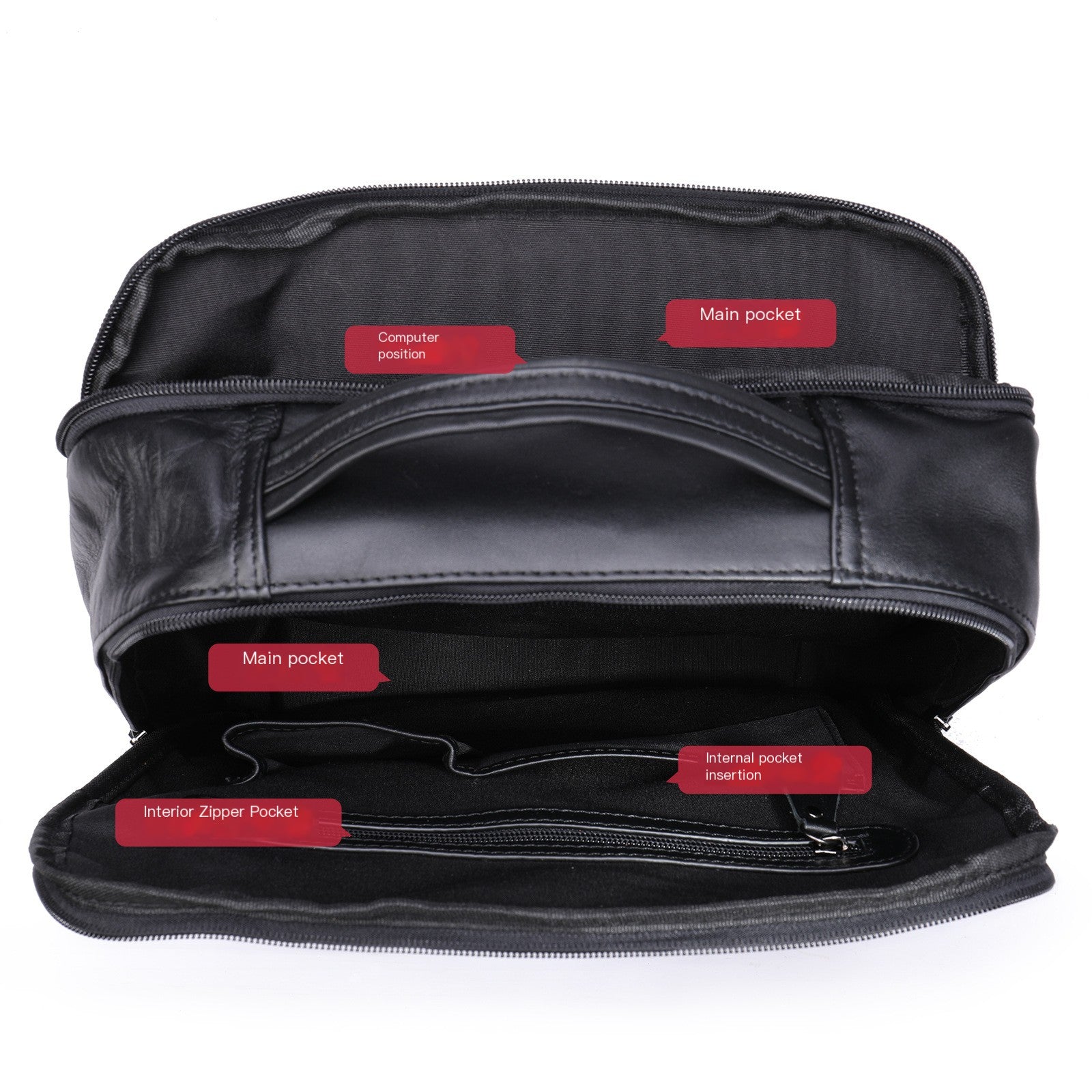 Head Layer Cowhide Leather Backpack