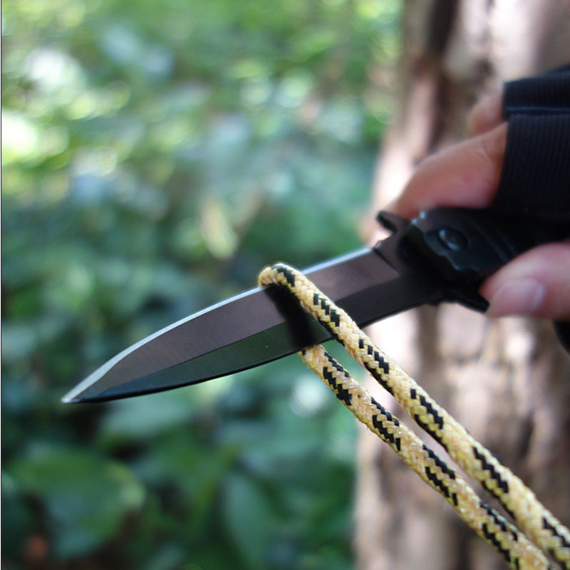 Outdoor Folding Multi-Tool Knife for Camping and Survival
