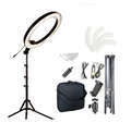 LED Ring Light with Phone Selfie Stand