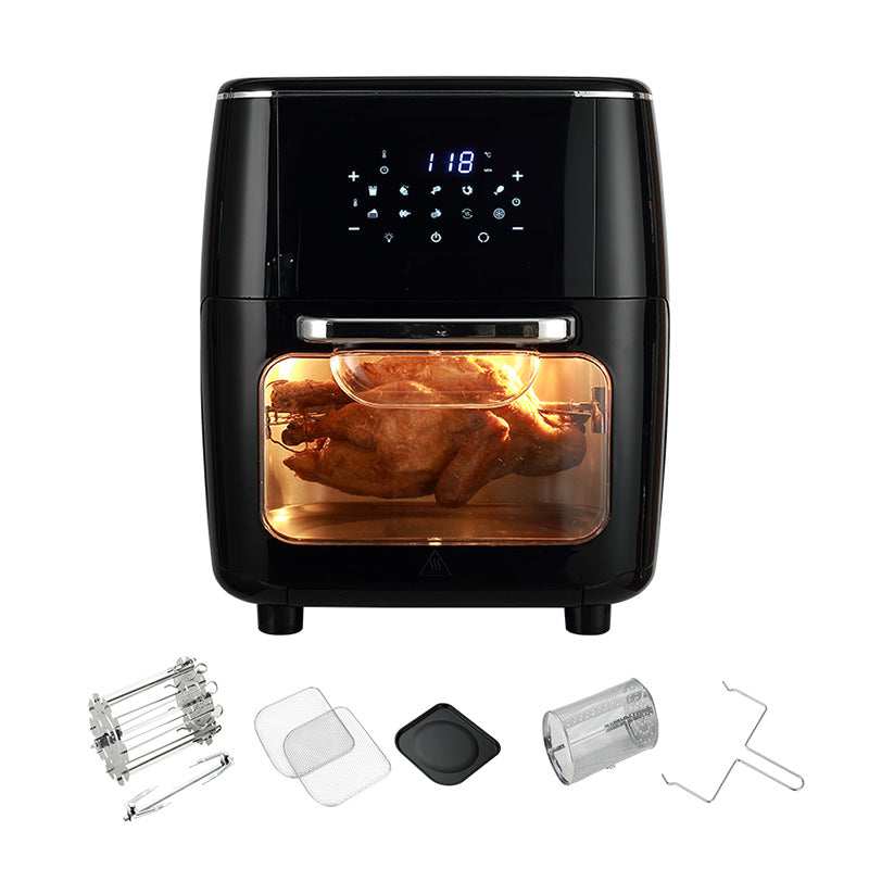 13L Transparent Rotating Air Fryer Oven