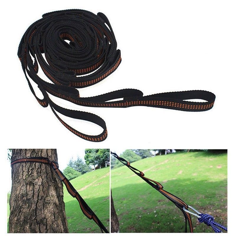 Yoga Hammock Extension Strap with Climbing Safety Rope
