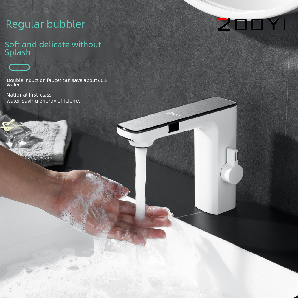 Smart Dual-Sensor Basin Faucet