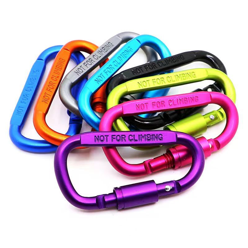 Factory Direct Thickened D Shaped Locking Carabiner