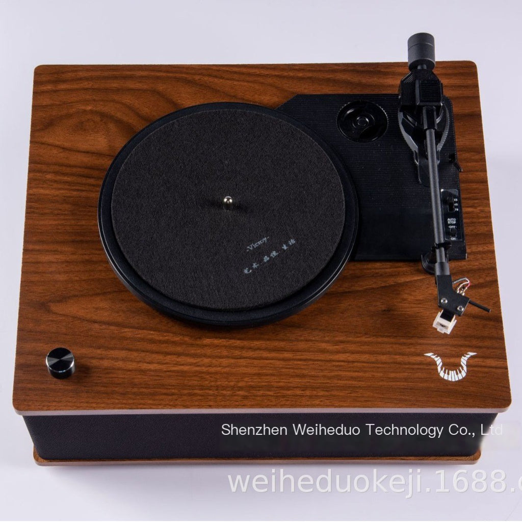 Retro Vinyl Record Player with Bluetooth and USB