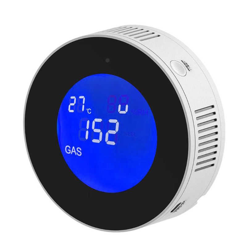 Tuya WiFi Smart Natural Gas Alarm with Temperature Sensor