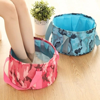 Portable Folding Water Basin for Travel and Camping