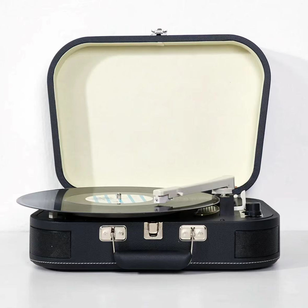 Retro Bluetooth Vinyl Record Player and Speaker Unit
