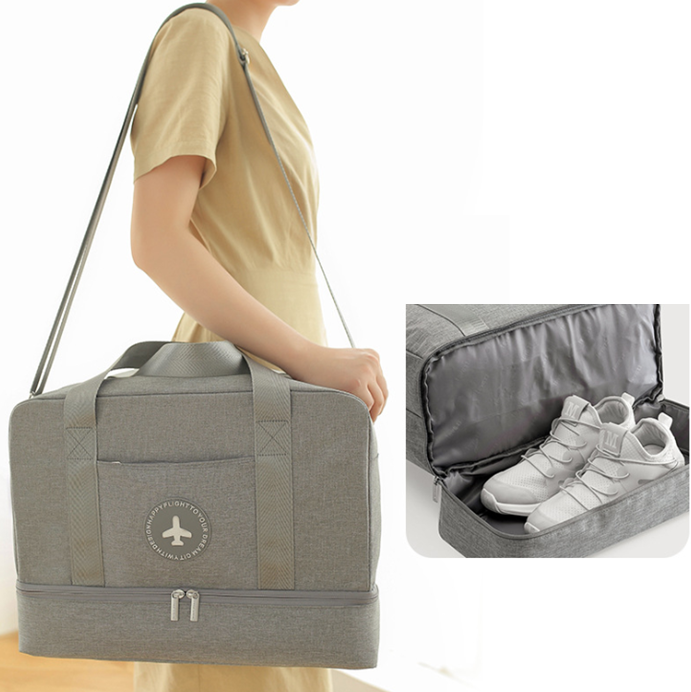 Men's Waterproof Gym Bag with Wet/Dry Separation