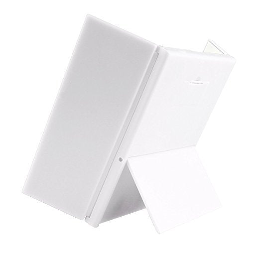 Tri-Fold Makeup Mirror with 16 LED Lights