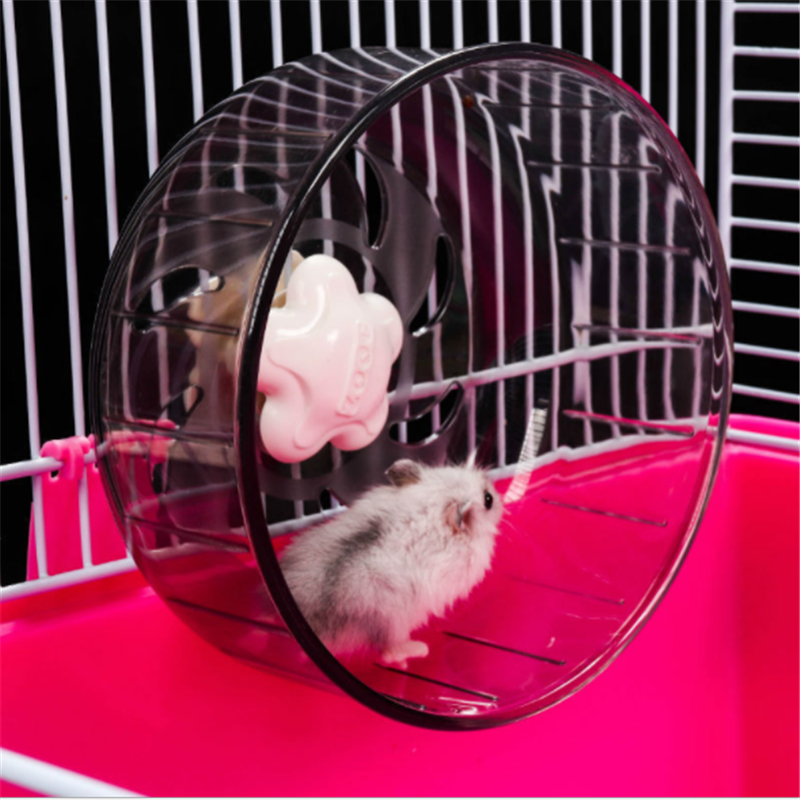 Silent Transparent Hamster Running Wheel Treadmill