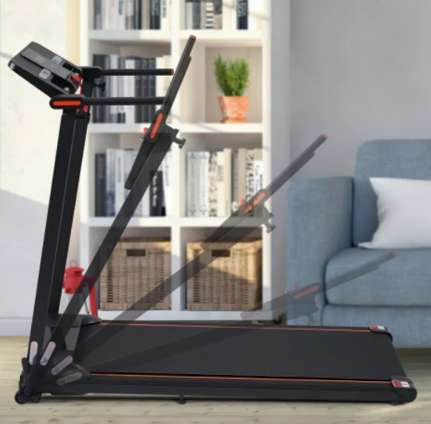 Metal-Frame Home Treadmill