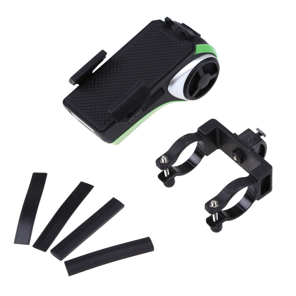 Bike Phone Holder with Speaker and Light