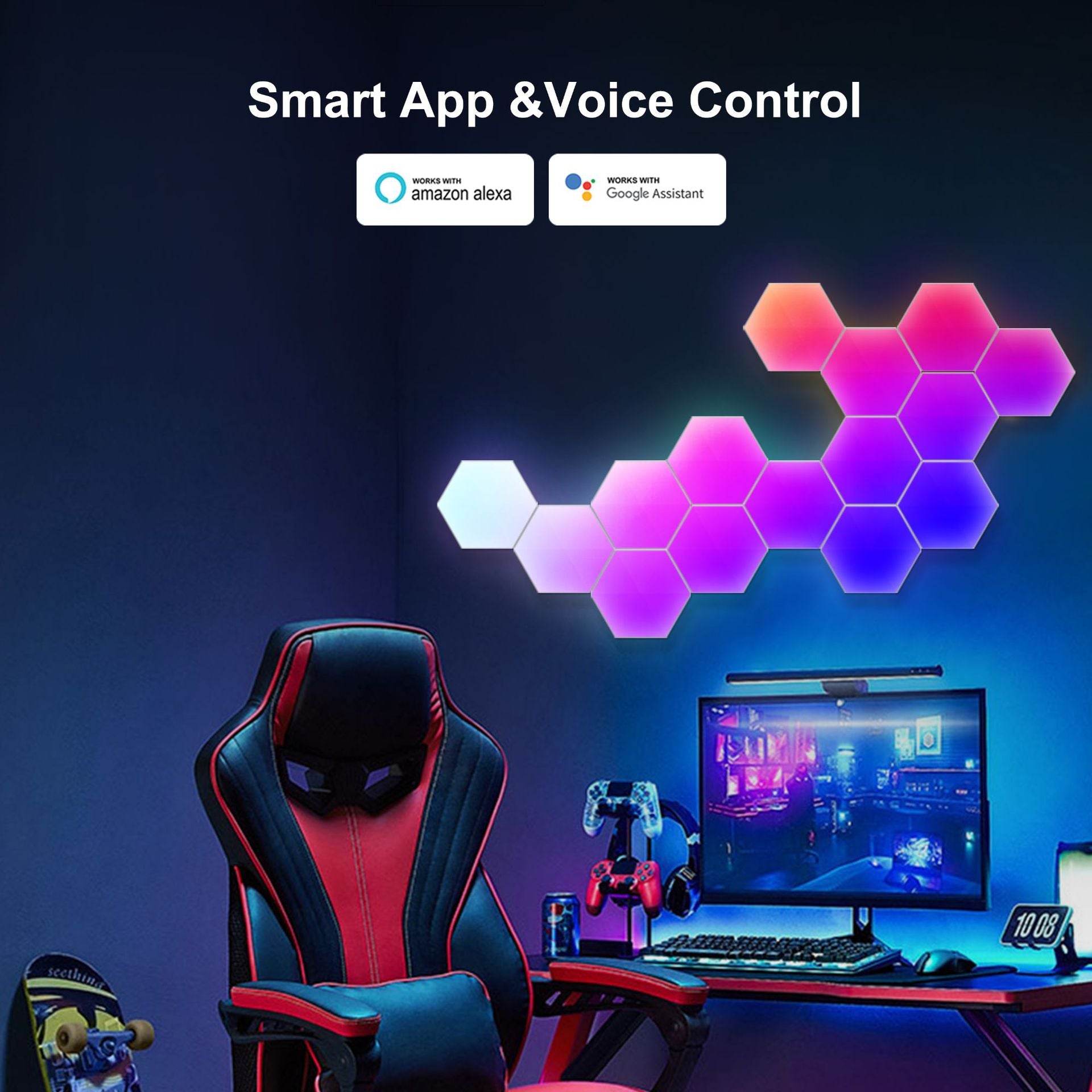 Gaming Ambient Light with WiFi Control and Sound Sensor