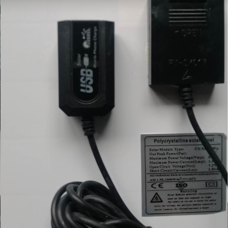 10W Portable USB Solar Panel with Voltage Regulation