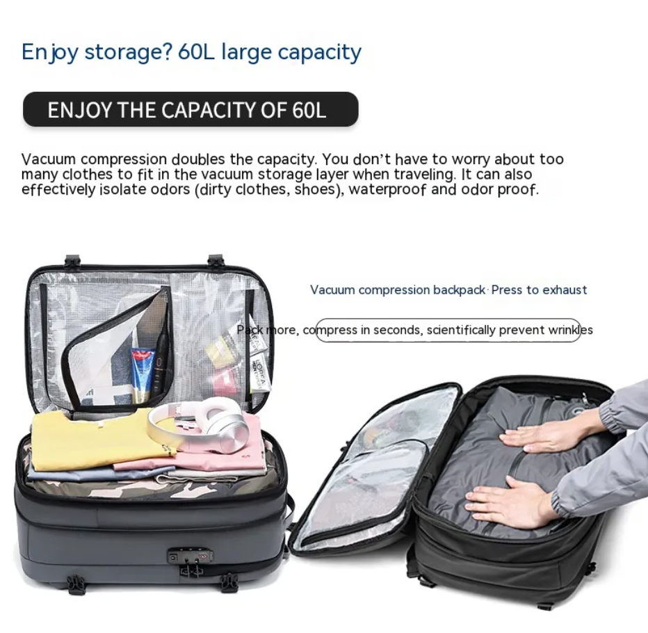 Minimalist Multifunctional Travel Backpack