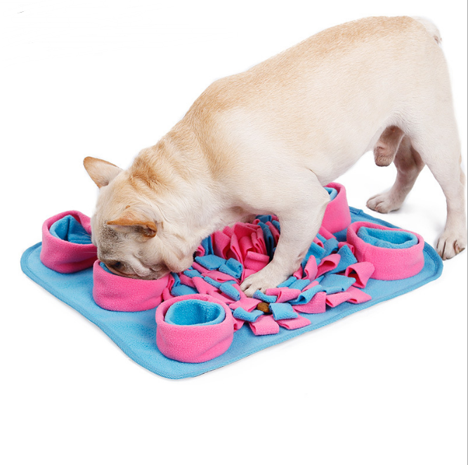 Pet Snuffle Mat for Dogs and Cats Slow Feed Bowl