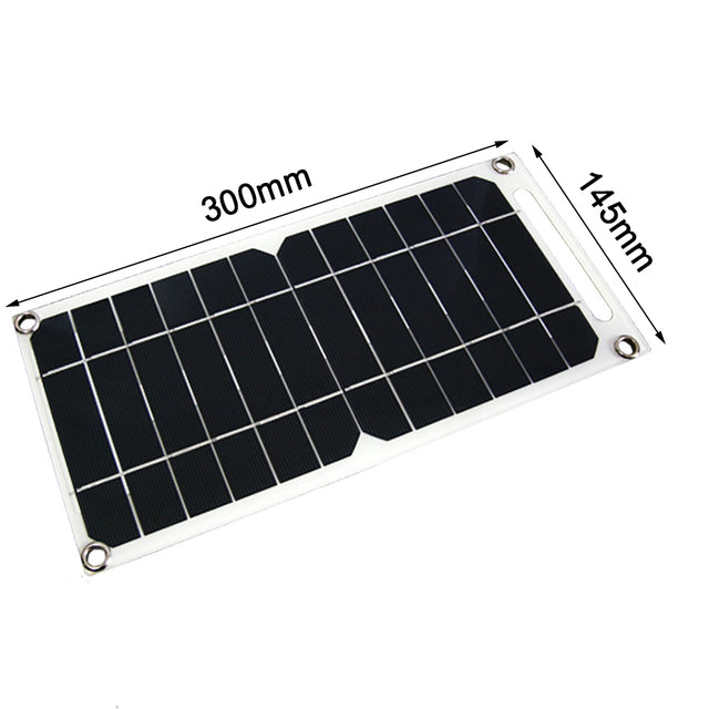 Portable 6V Solar Panel with USB Charger for Outdoors