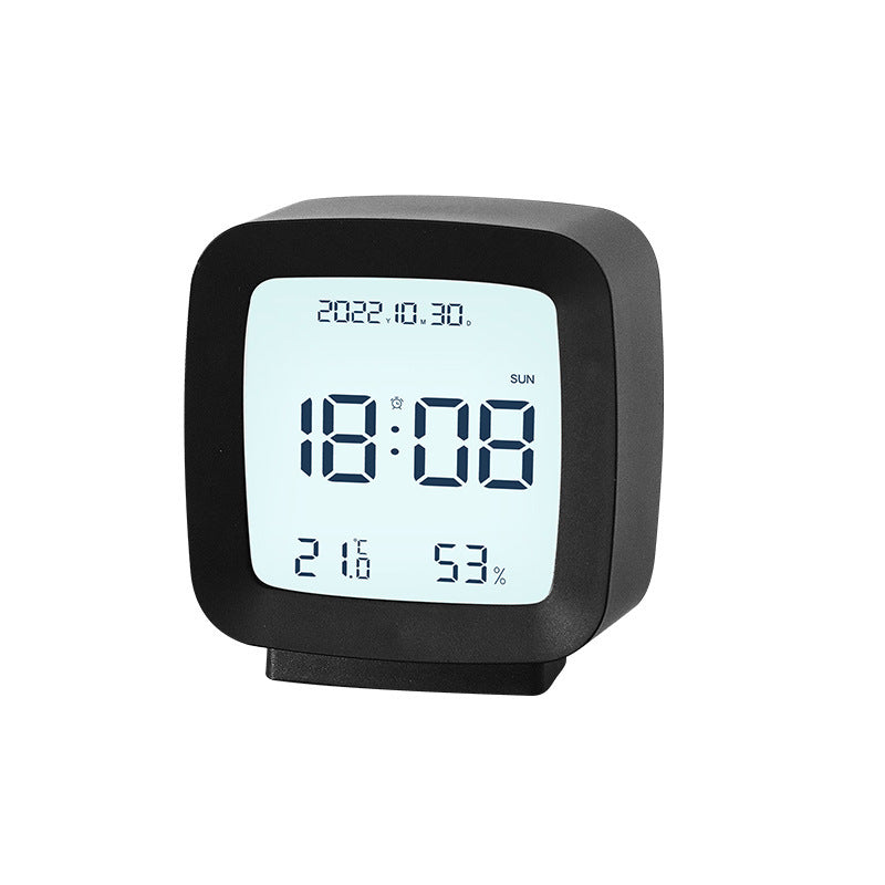 Compact Alarm Clock for Kids with Temperature and Humidity