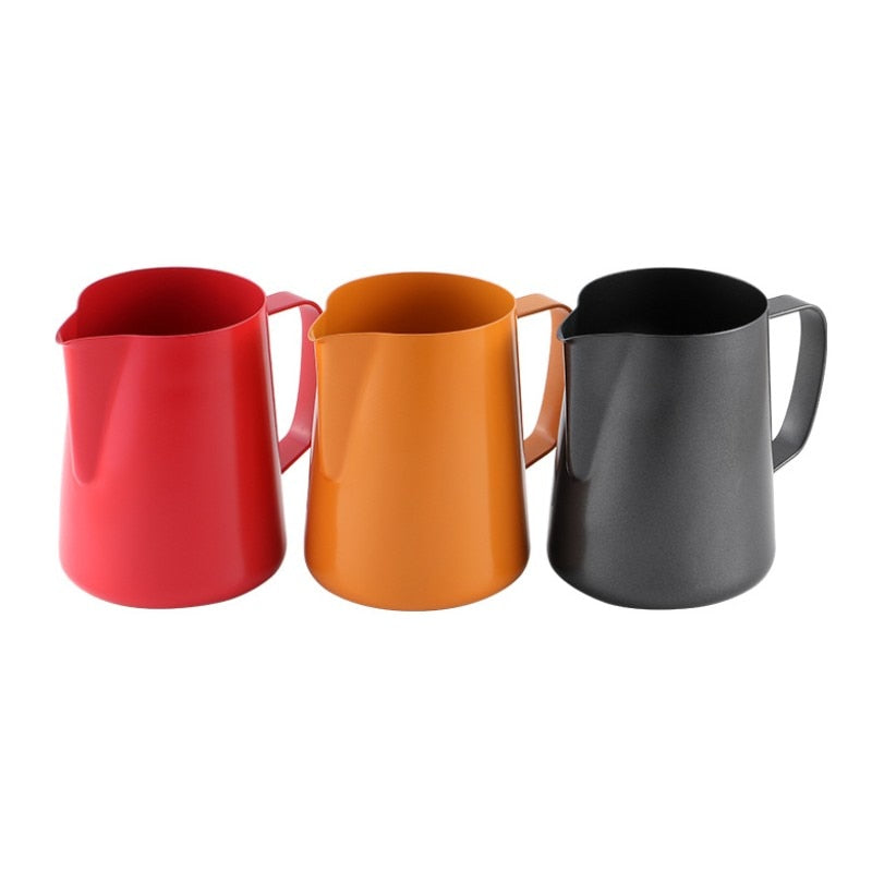 Fancy Coffee Frothing Pitcher 400ml Stainless Steel Cup