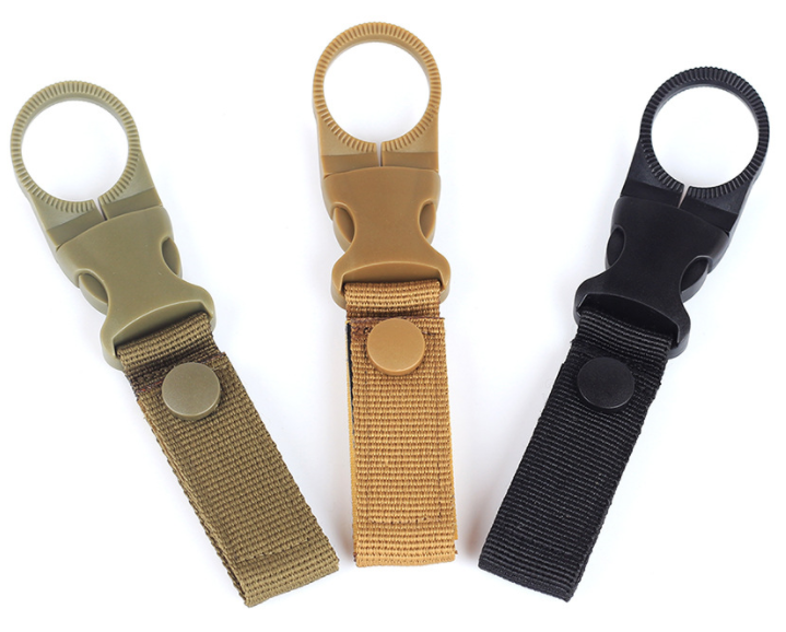 Nylon Webbing Water Bottle Clip Multifunctional Carabiner