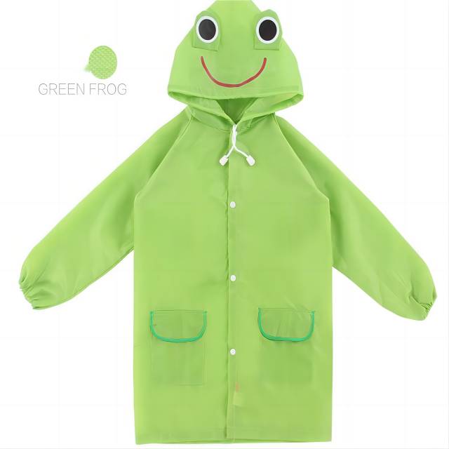 Animal Print Children's Rain Poncho for Kids