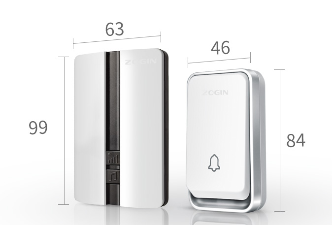 Wireless Smart Doorbell with Dual Chime System