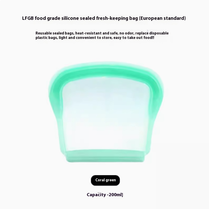 Food Grade Silicone Sealed Bag