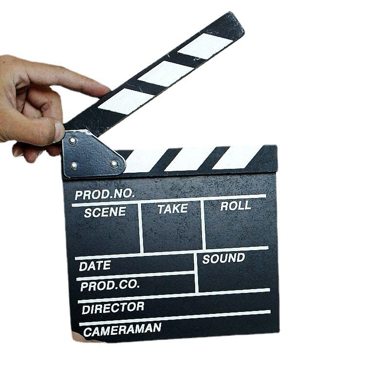 Acrylic Wooden Directors Clapboard Photography Prop
