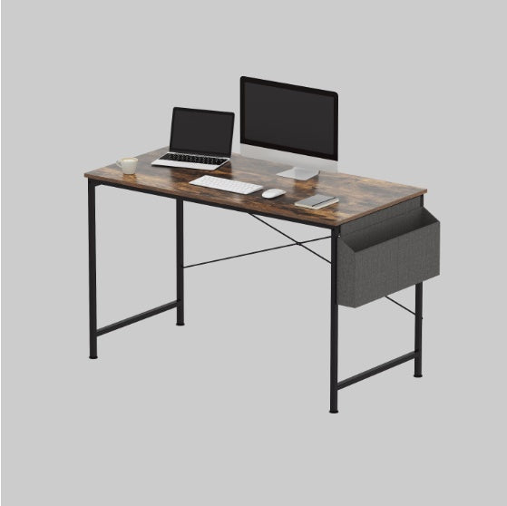 48-Inch Wood & Steel Computer Desk