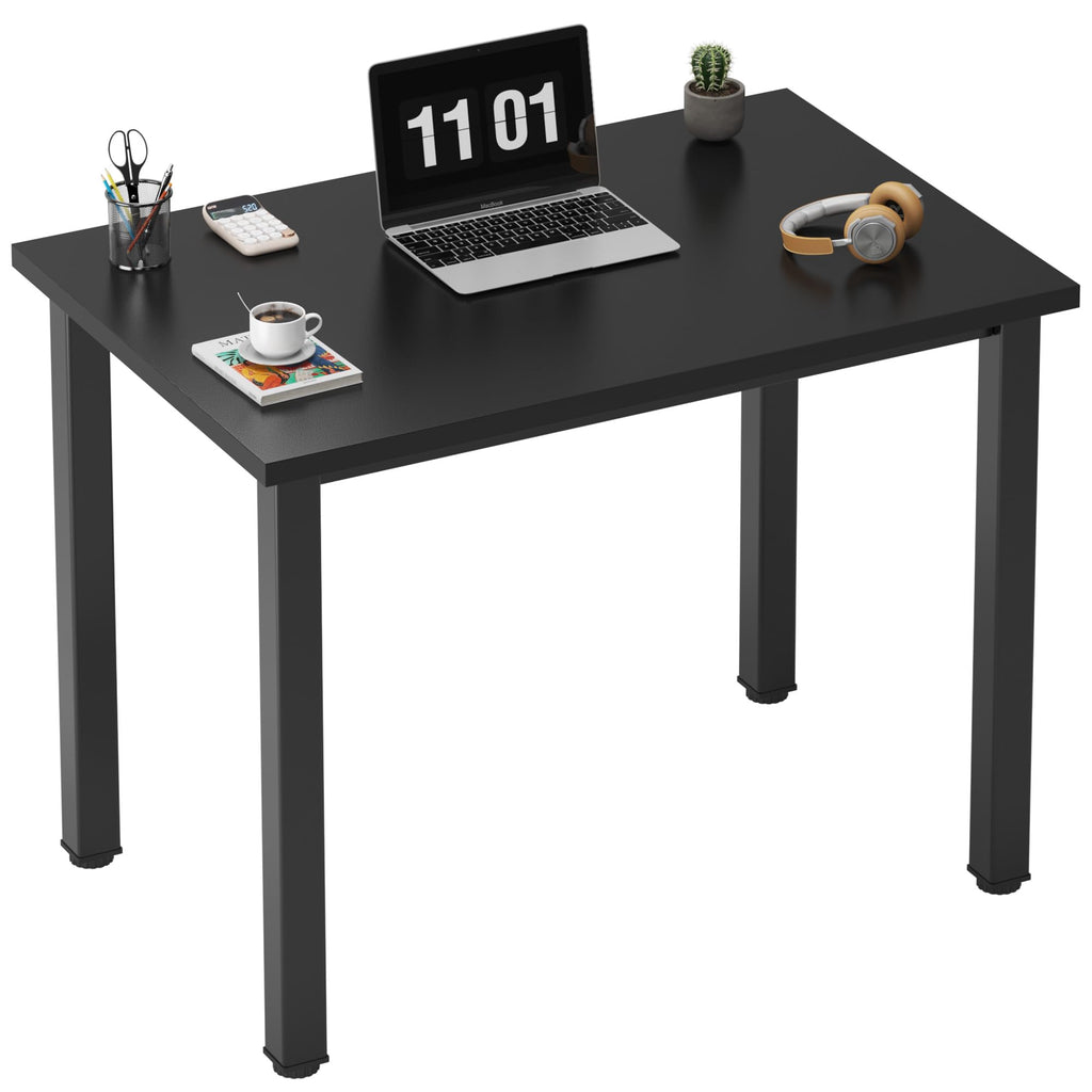 31.5-Inch Small Writing Desk, Metal Frame