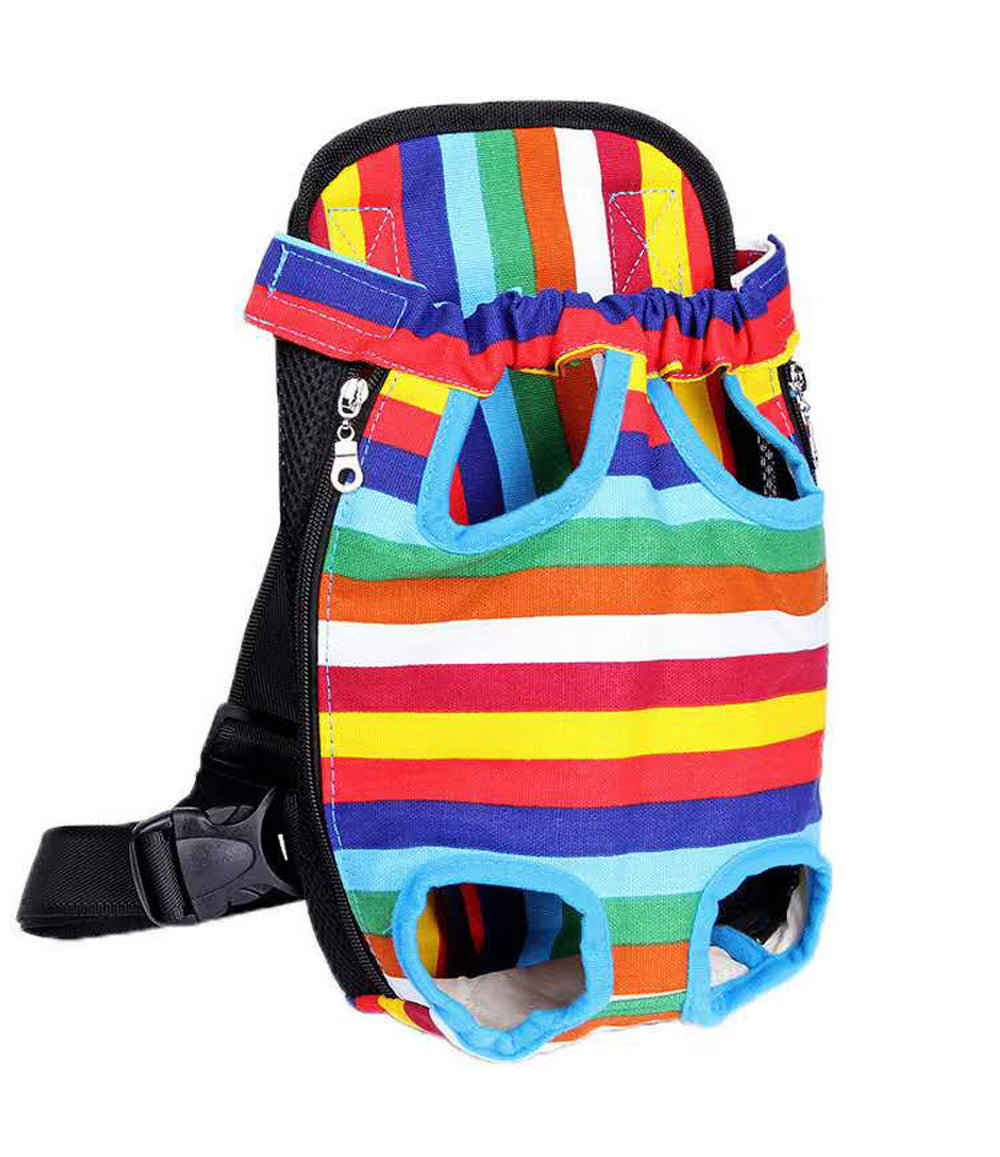 Adjustable Cat Carrier Bag Pet Double Shoulder Backpack