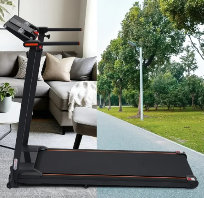 Metal-Frame Home Treadmill