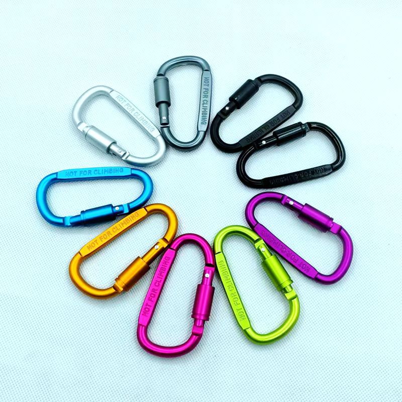 Factory Direct Thickened D Shaped Locking Carabiner