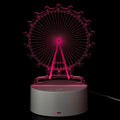RGB Smart Touch 3D Night Light Ferris Wheel Design