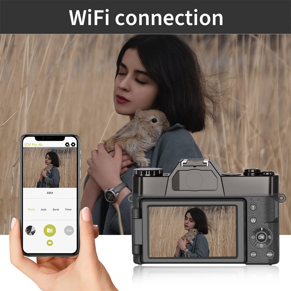 Digital Vlogging Camera with 16x Zoom