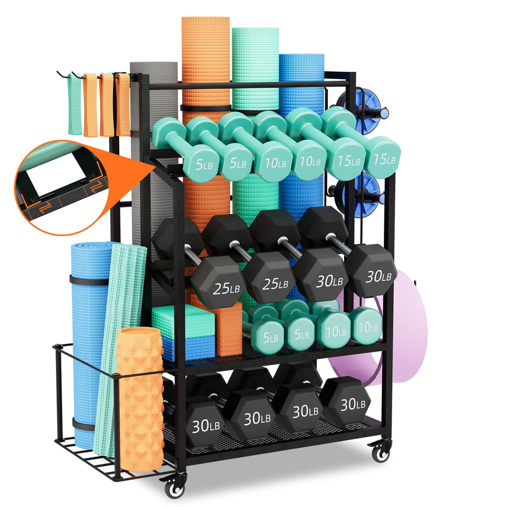 Heavy-Duty Dumbbell Storage Rack