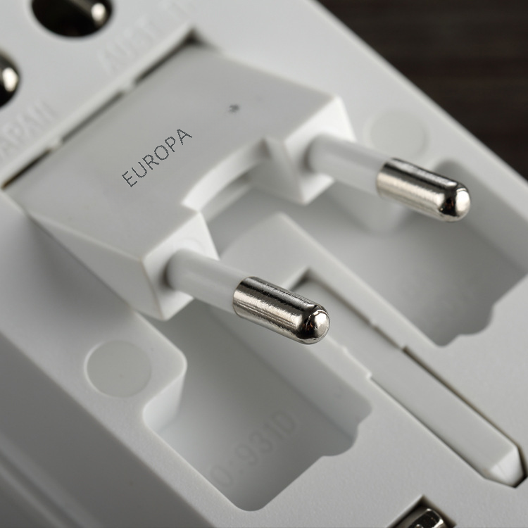 Universal Travel Adapter with Dual USB Ports
