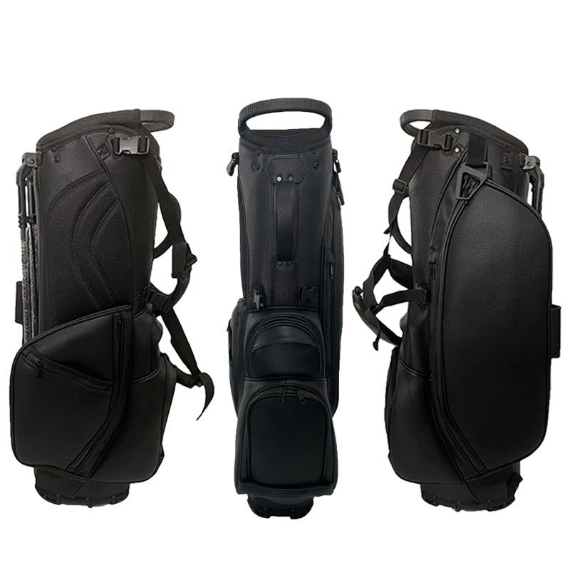 PU Leather Waterproof Golf Bag with Stand