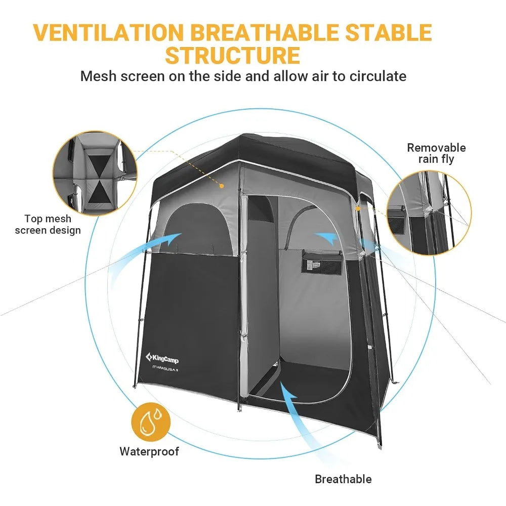 Oversized Portable Camping Shower Privacy Tent