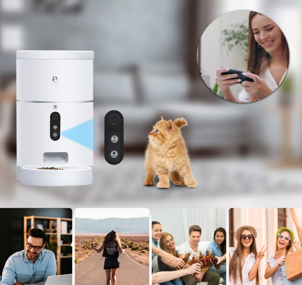 Smart Pet Feeder with Camera