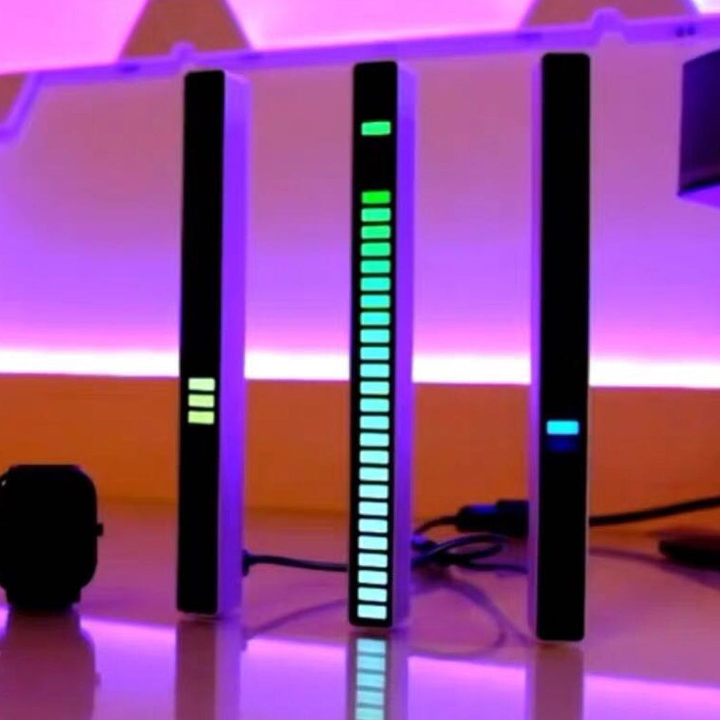 Dance to the Tunes Sound-Activated Color Light Bar