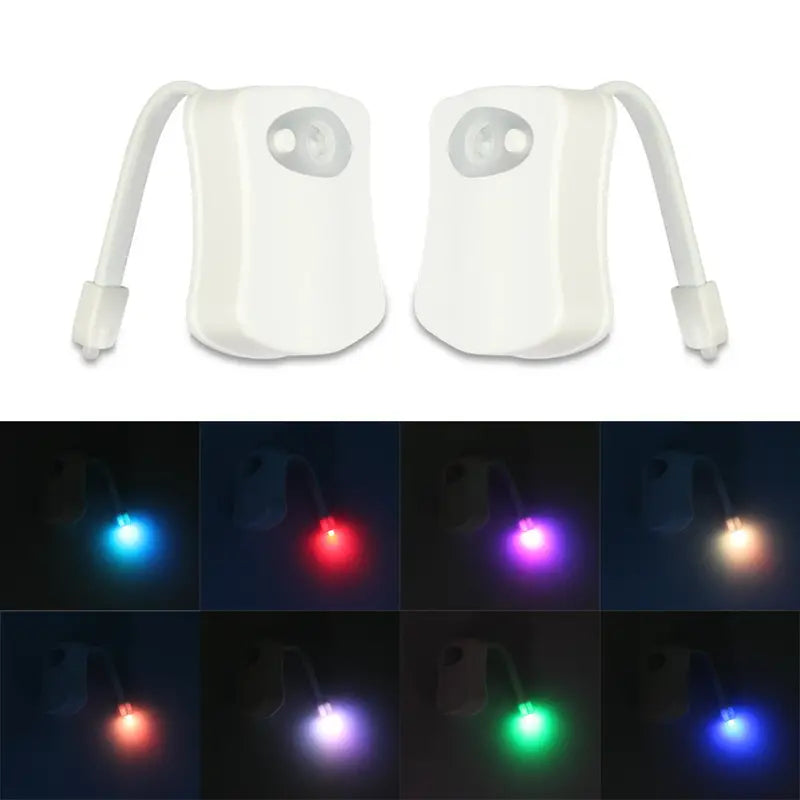 LED Toilet Night Light with PIR Motion Sensor 16 Colors