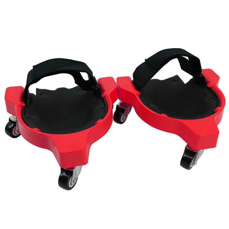 Rolling Knee Pad with Multidirectional Wheels