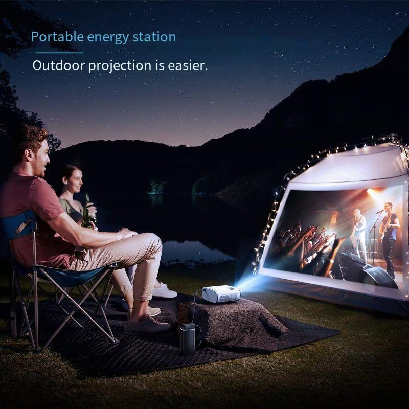 Mini 1080P Projector with Tripod