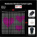 Music-Sync LED Curtain Lights