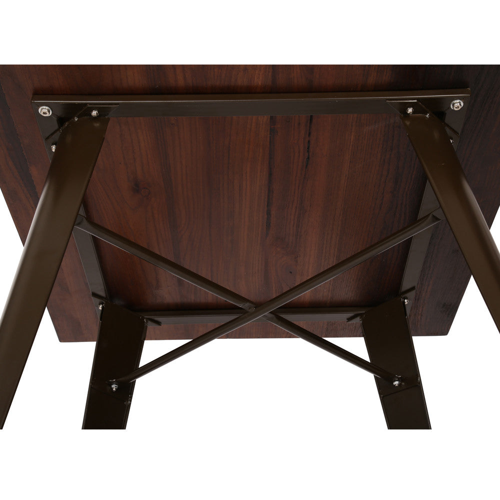 Industrial Style Iron Leg Dining Table