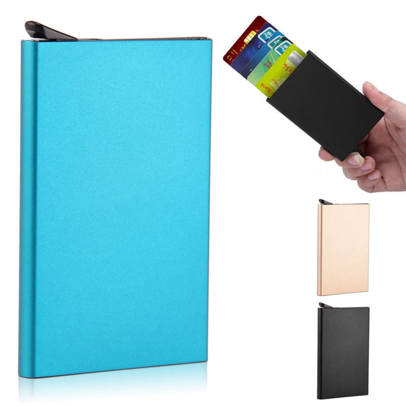 Alloy Business Card Holder and Wallet Case
